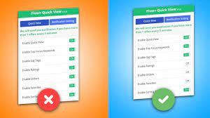 Fiverr Quick View Google Chrome Extension Setup